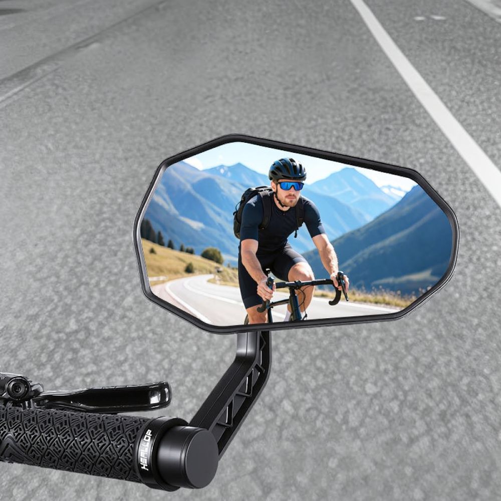 مرآة مقود الدراجة ذات مجال رؤي - مراجعة Cycling Gear And Equipment وسعره