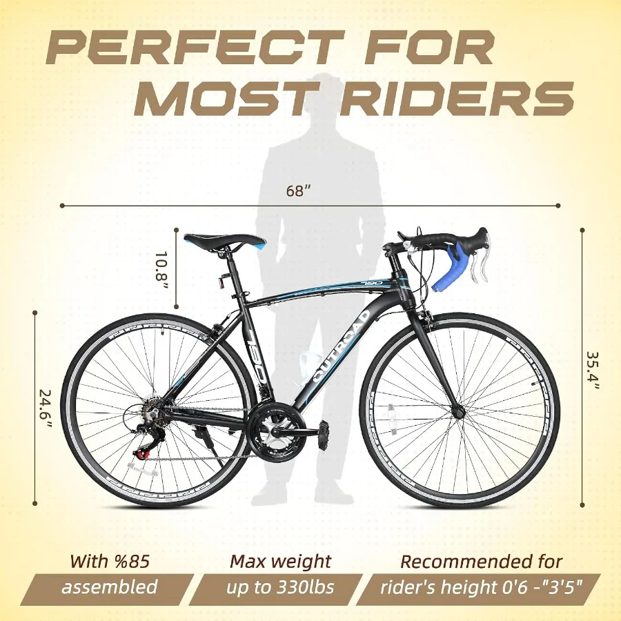 دراجة طريق بعجلات مقاس 700C، و - مراجعة Carbon Bike Frame وسعره